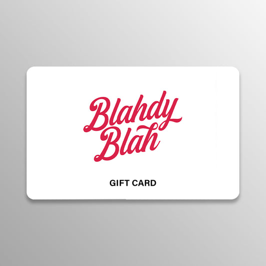 Blahdy Blah Gift Card