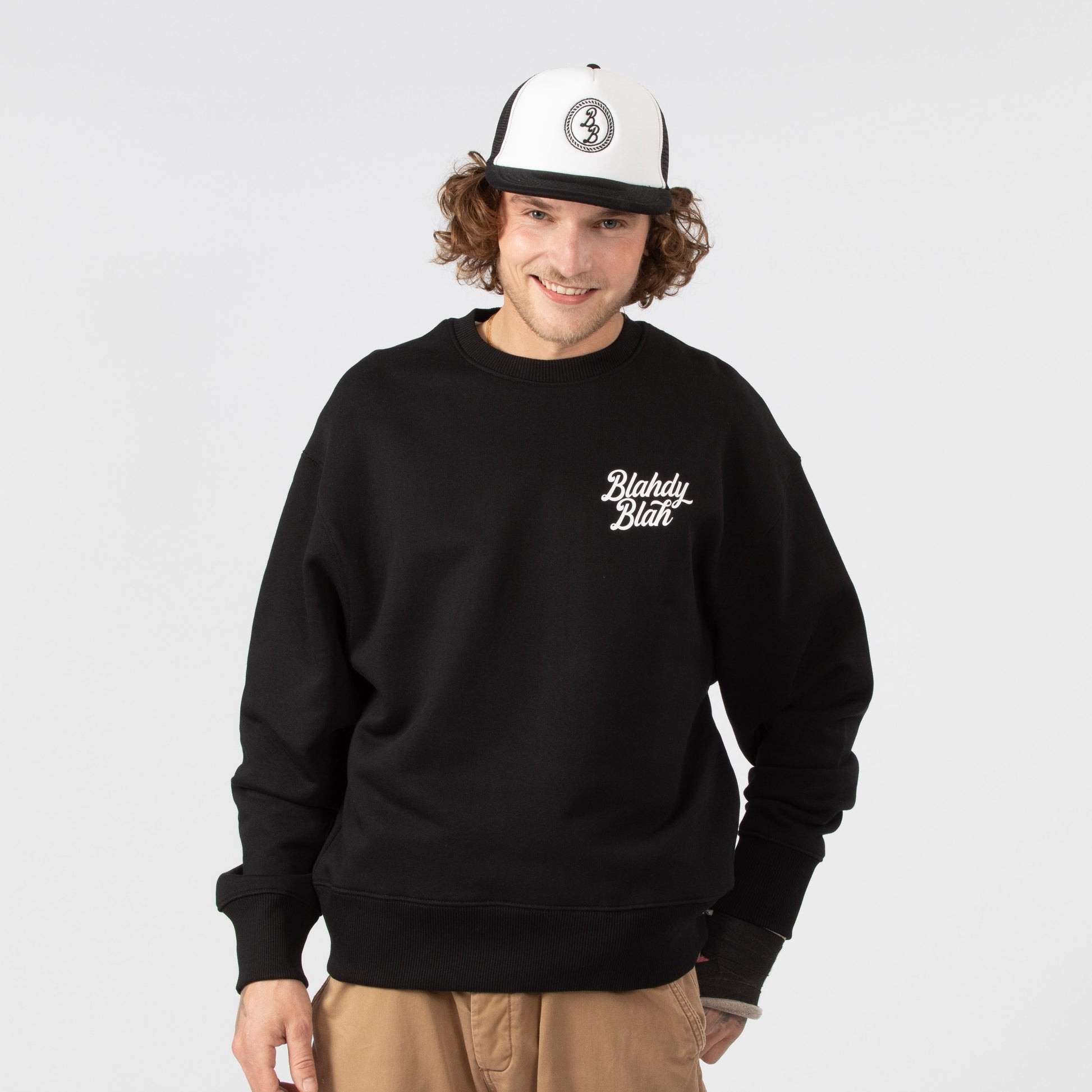 Hudson Heavy Sweatshirt Noir S M L XL Blahdy Blah