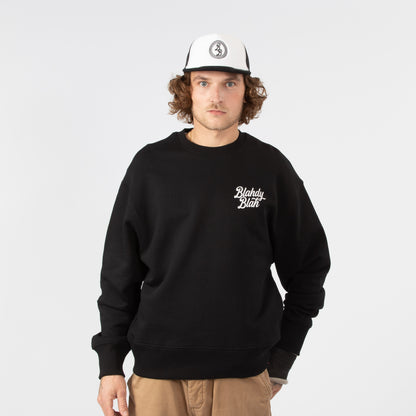 Hudson Heavy Sweatshirt Noir S M L XL Blahdy Blah