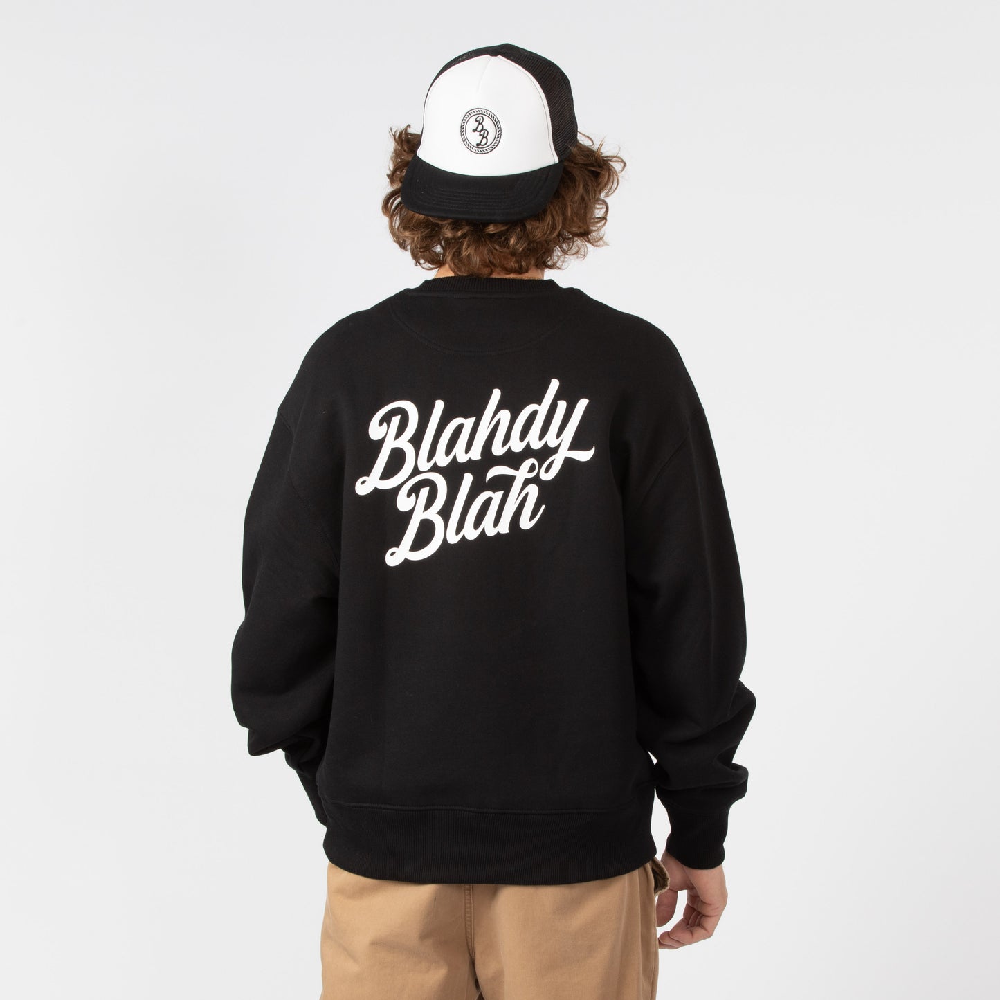 Hudson Heavy Sweatshirt Noir S M L XL Blahdy Blah